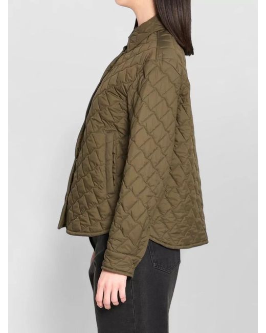 Herno Green Nylon Quilted Jacket