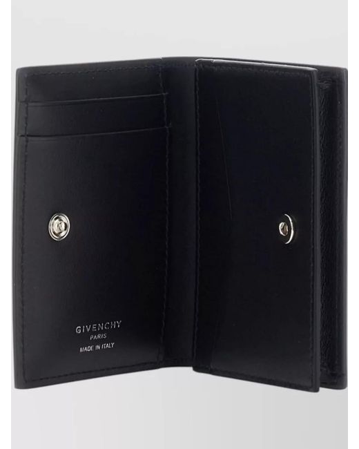 Givenchy Blue Leather Card Holder for men