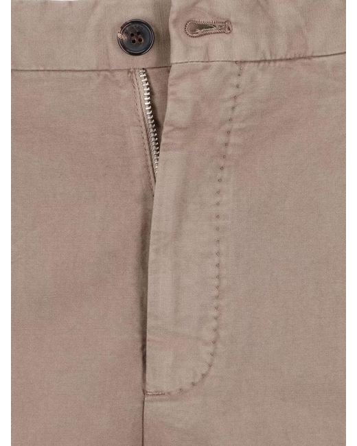 Incotex Gray Straight Leg Pants Back Pocket Side Pockets for men