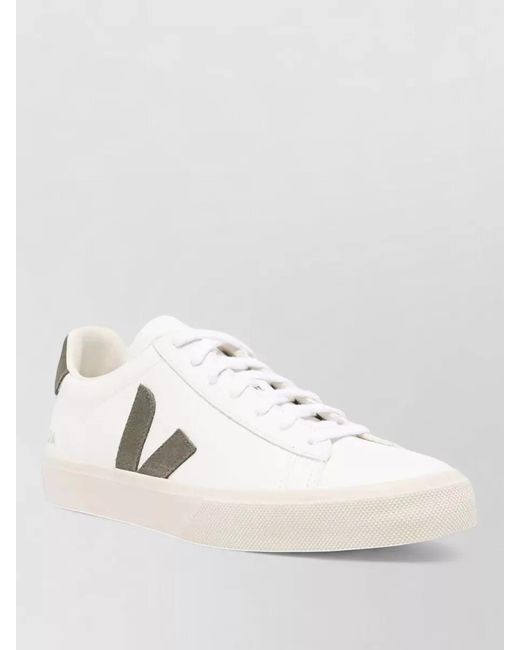 Veja Natural Leather Low-Top Sneakers for men