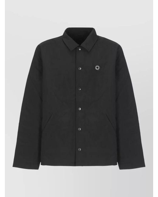 KENZO Black Reversible Long Sleeve Jacket for men