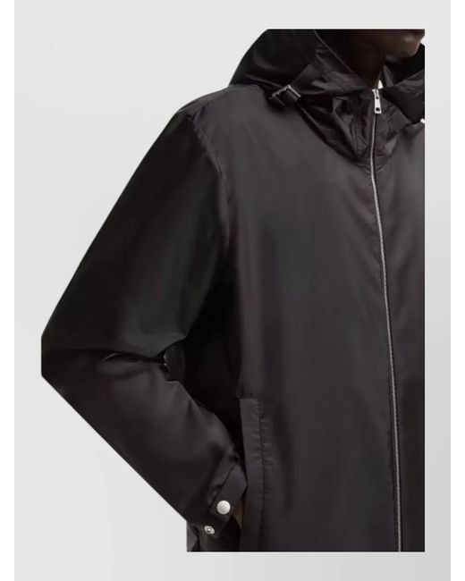 Moncler Black Remoray Hooded Jacket for men