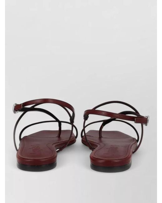 Aeyde Multicolor Leather Thong Sandals