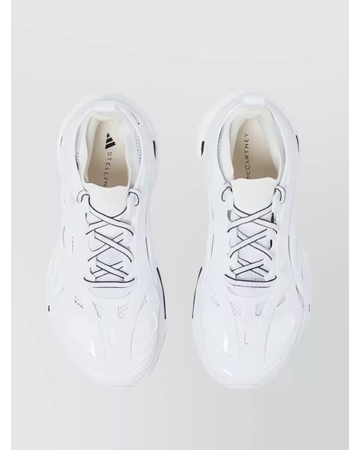 Adidas By Stella McCartney White Stella Mccartney Solarglide Running Sneakers
