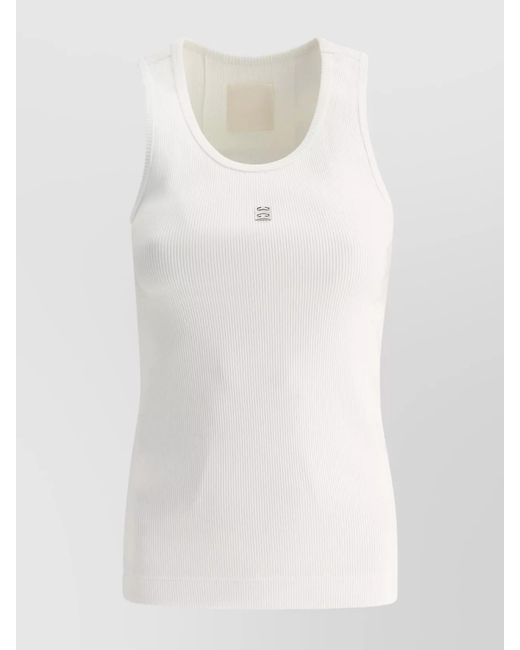 Givenchy White Slim-Fit Cotton Tank Top