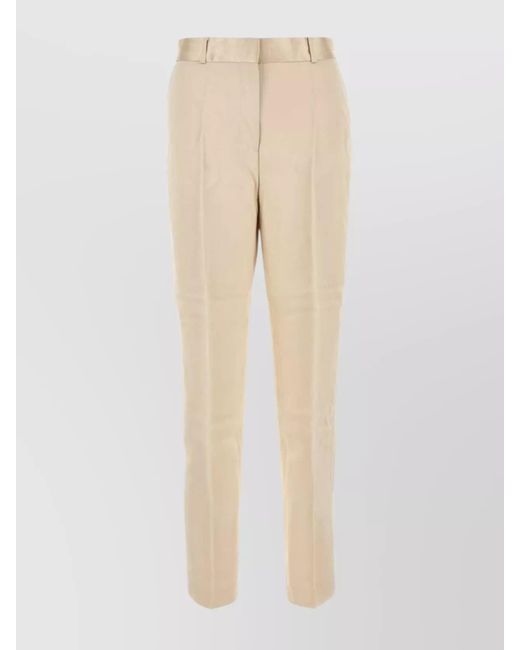 Totême  Natural Satin Tailored Trousers