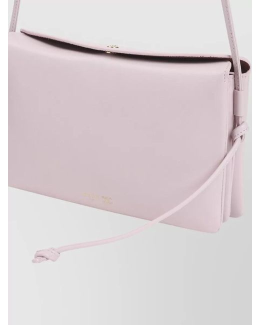 Céline Pink Trio Crossbody Bag Hardware Lambskin
