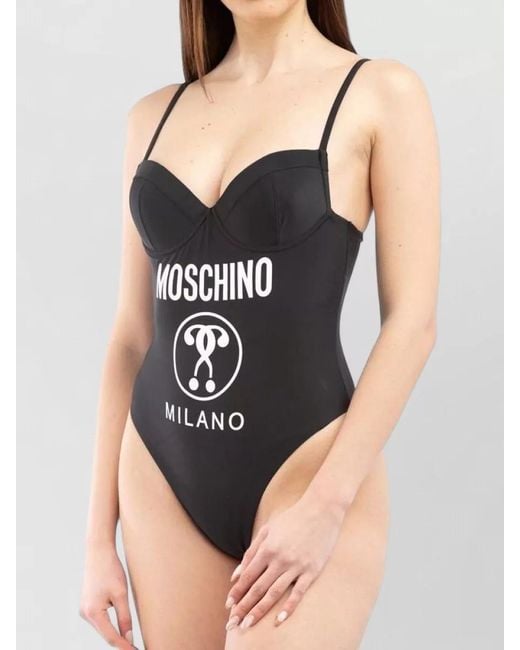 Moschino Black One-Piece Swimsuit