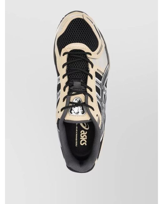Asics Metallic Low Profile Sneakers Mesh Silk Nylon