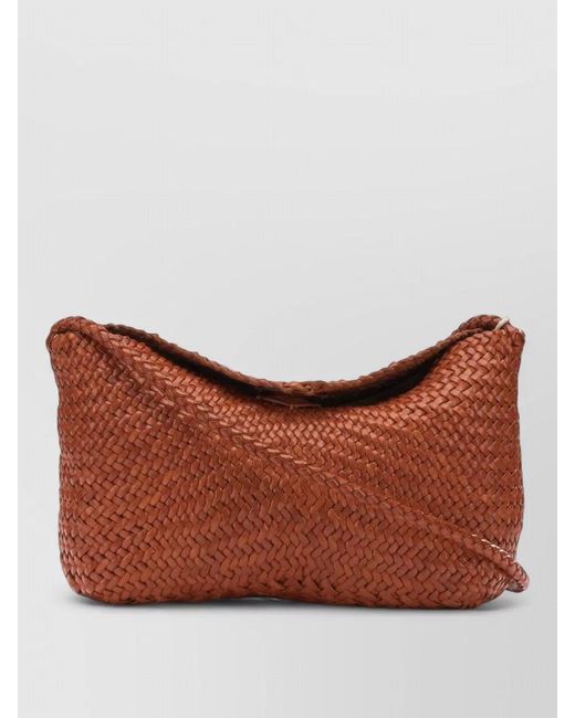 Dragon Diffusion Brown Leather Shoulder Bag