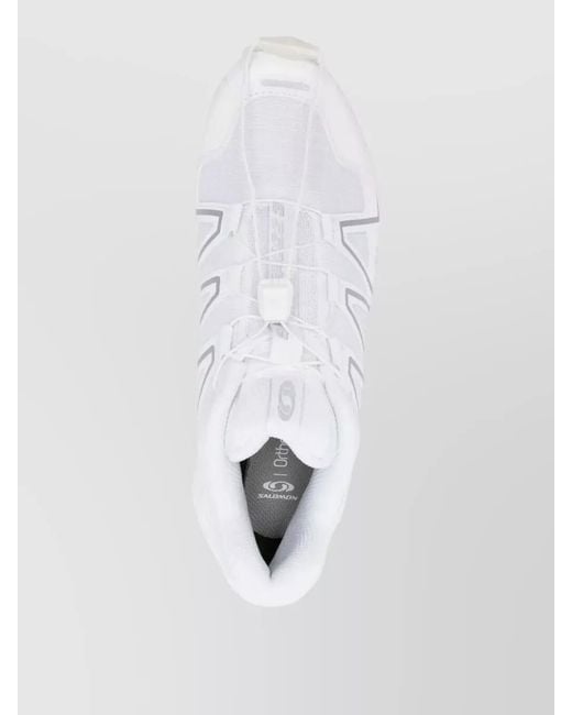 Salomon White Speedcross 3 Lace Up Running Shoes