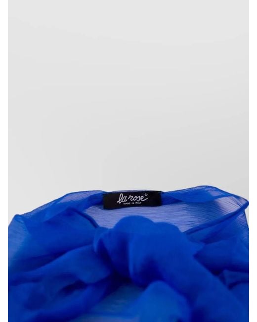 LA ROSE Blue Keffiyeh Scarf