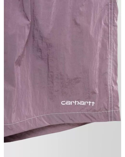 Carhartt Purple Swim Shorts Silk Nylon Blend Pocket for men