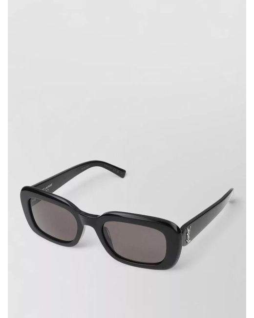 Saint Laurent Gray Sunglasses Sl M130 001 Rectangular Frame