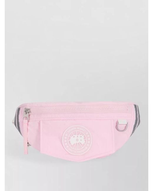 Canada Goose Pink Technical Fabric Belt Bag for men