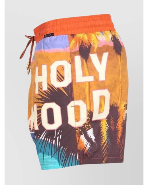 Etro Blue Swim Shorts for men