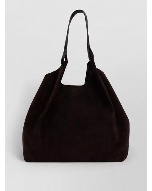 Gianni Chiarini Black Leather Shoulder Bag Long Handle Design