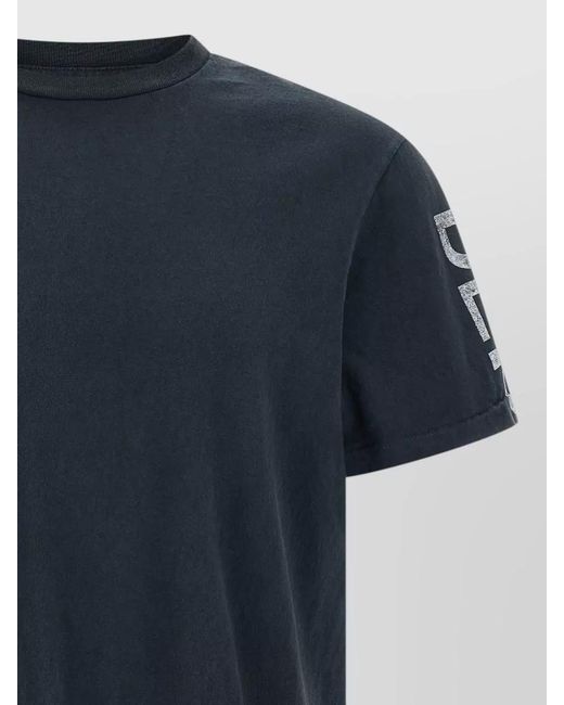 GALLERY DEPT. Blue French Collector Cotton Printed T-Shirt for men
