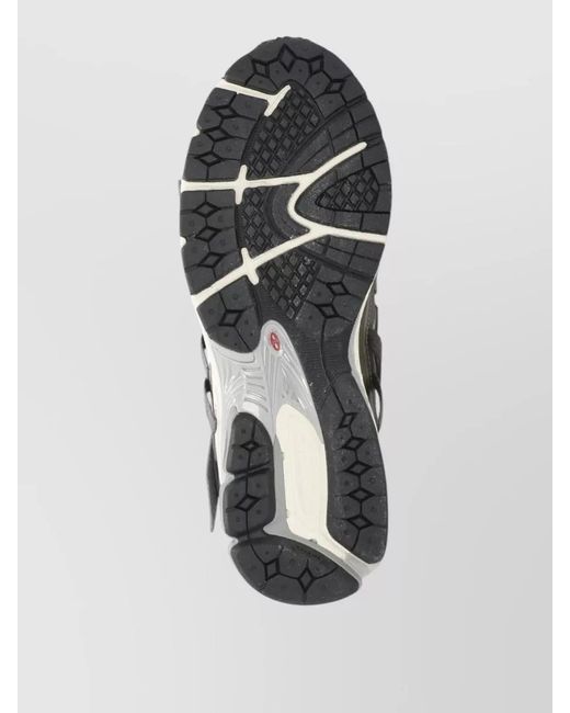 New Balance Gray Suede Fabric Mesh Sneakers Abzorb Cushioning