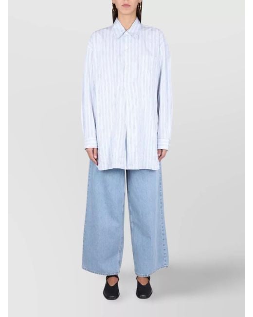 Our Legacy Blue Striped Shirt