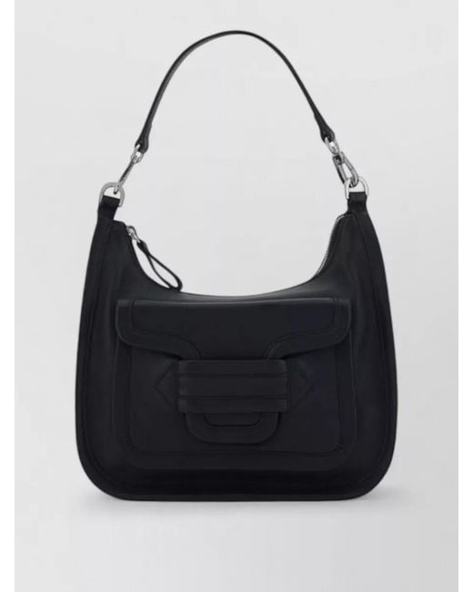 Pierre Hardy Black Calf Leather Shoulder Bag