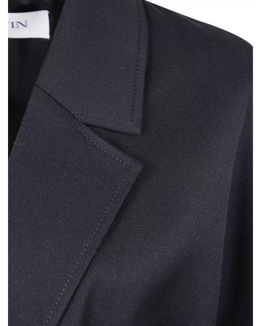 Lanvin Blue Wool Single-Breasted Tailored Blazer