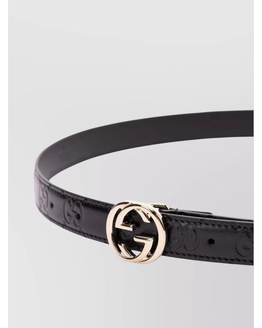 Gucci Metallic Leather Belt