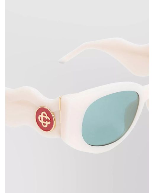 Casablanca Blue The Memphis Rectangular-Frame Sunglasses for men