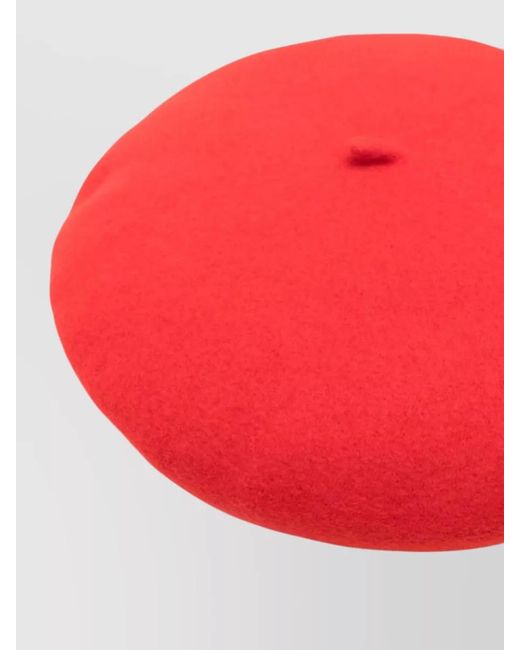 Borsalino Red Wool Beret