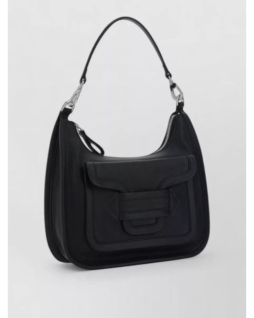 Pierre Hardy Black Calf Leather Shoulder Bag