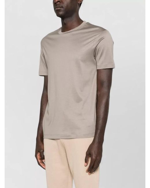 Emporio Armani Natural Crew Neck Short Sleeve T-Shirt for men
