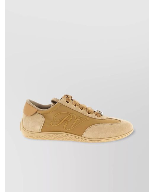 Roger Vivier Multicolor Leather Low-Top Sneakers