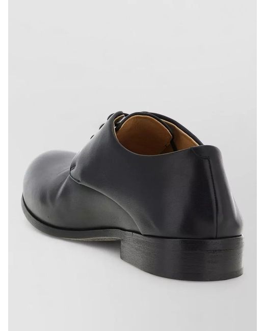 Marsèll Black Leather Derby Shoes for men