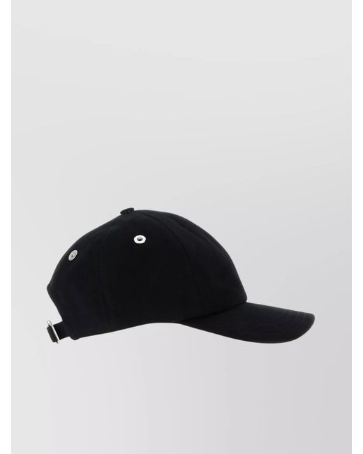 AMI Black Cotton Baseball Cap