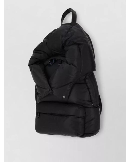 Moncler Black Nylon Backpack for men