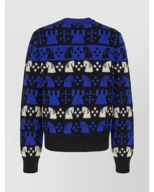 Burberry Blue Knitwear for men