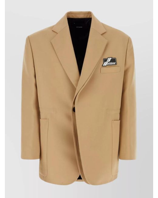 we11done Natural Wool Blend Jacket for men