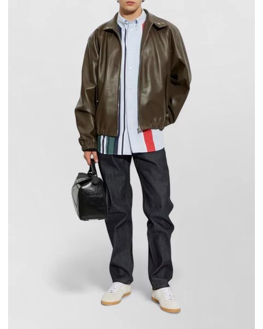 Lanvin Blue Straight Leg Denim Trousers Regular Fit for men