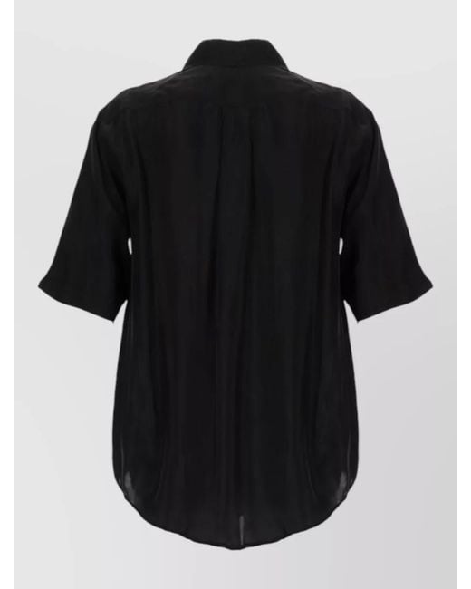 Our Legacy Black Short Sleeve Signature Cotton T Shirt for men