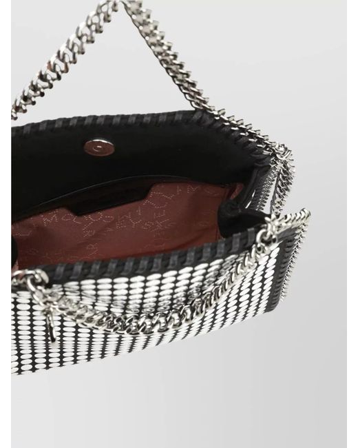 Stella McCartney White Falabella Tiny Shoulder Bag