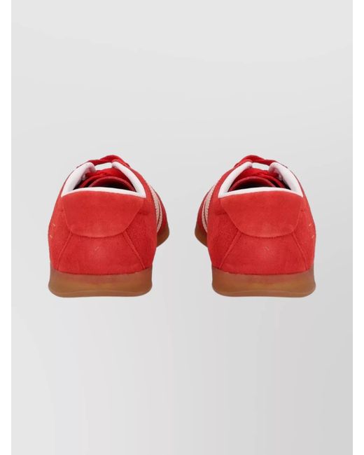 Adidas Originals Red Synthetic Low-Top Sneakers