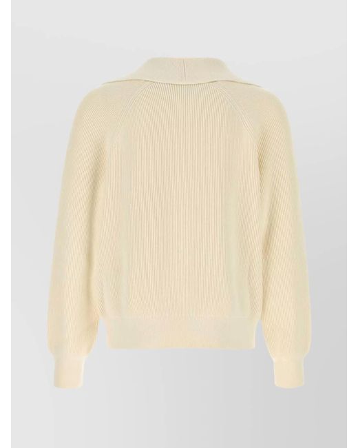 Bottega Veneta Natural Fine-Knit Sweater for men
