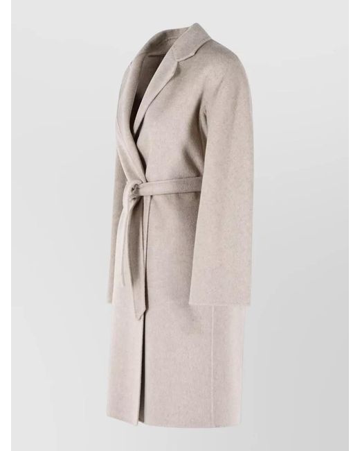 Max Mara Natural Cashmere Wrap Coat