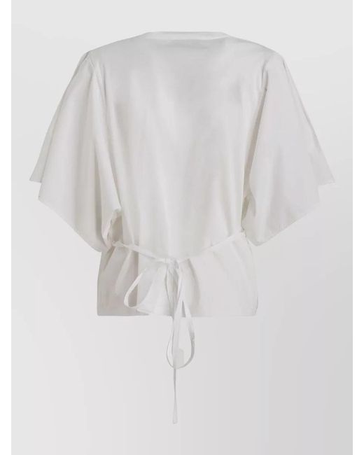 Jucca White Cotton Relaxed-Fit Short-Sleeve T-Shirt