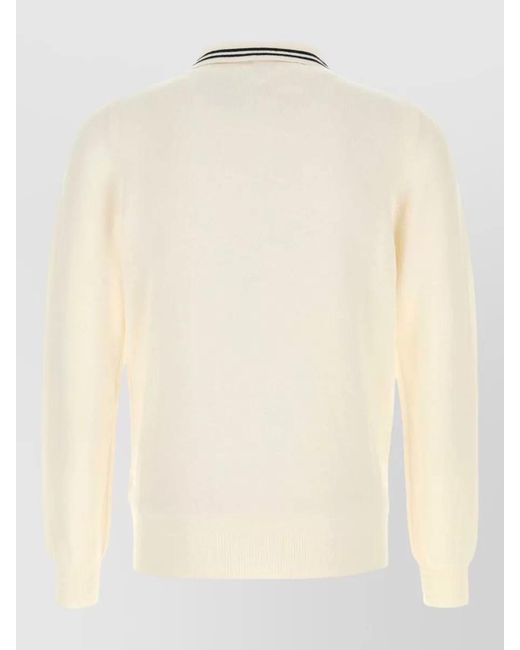 Autry Natural Knit Short-Sleeve Polo Shirt for men