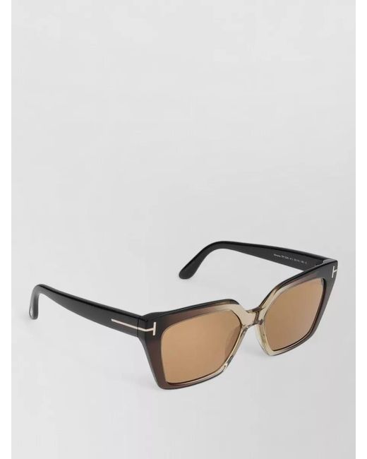 Tom Ford Multicolor Sunglasses Ft1030 Square Acetate Tinted Lenses