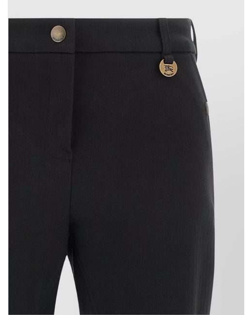 Burberry Black Slim-Fit Trousers