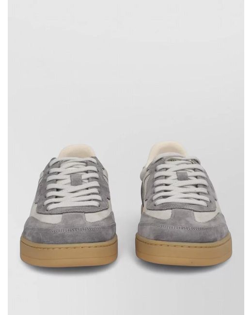 Axel Arigato Gray Leather Low-Top Sneakers for men