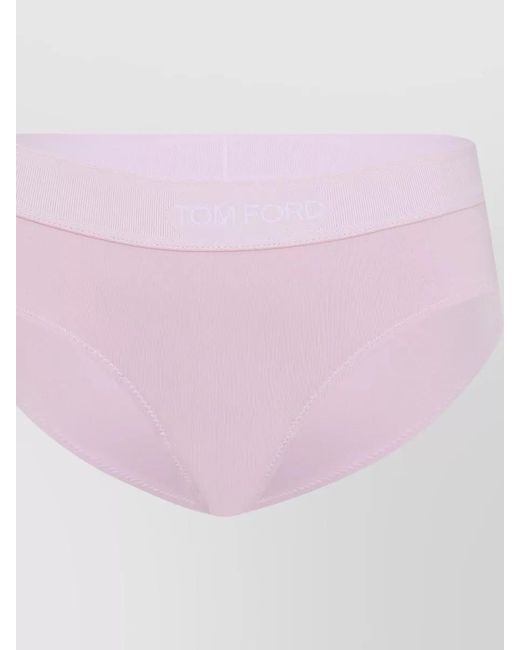 Tom Ford Pink High-Waist Briefs