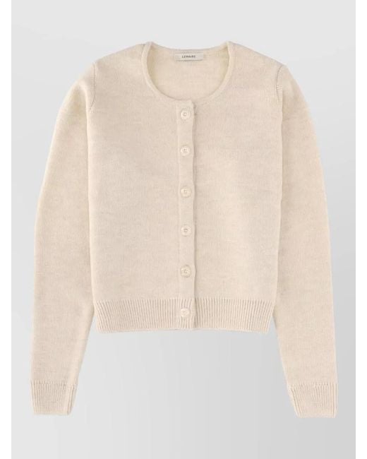 Lemaire Natural Wool Blend Cardigan